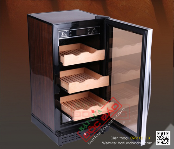 Bán tủ giữ ẩm, bảo quản xì gà cắm điện Lubinski RA777 (giá tốt)