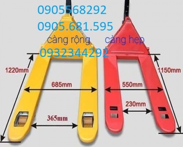 Bán xe nâng tay giá rẻ, hàng chính hãng, bảo hành cực tốt 0905749968
