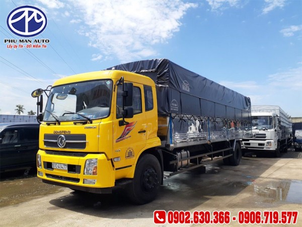 Bán xe tải thùng dài 10m Dongfeng B180- tải trọng 8 tấn 