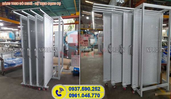 Bảng treo đồ nghề sửa chữa, giá bảng treo dụng cụ cơ khí NPRO