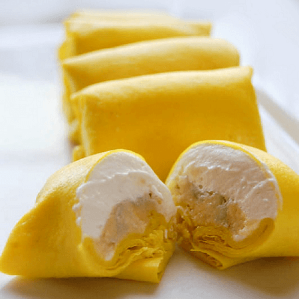 Bánh Crepe sầu riêng thơm ngon nhà Tini Good