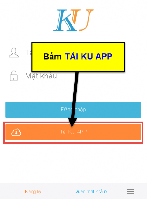 Bảo ban cụ thể cách download kubet app trên điện thoại