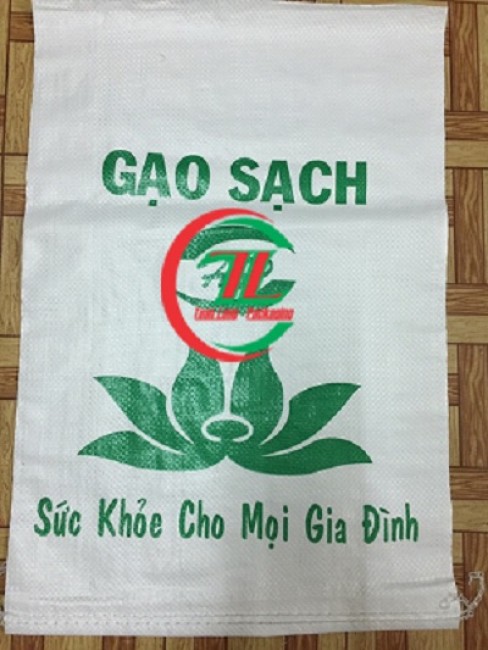 Bao đựng gạo 5kg, 10kg, 25kg,50k , bao đựng gạo, bao dệt pp đựng gạo-0908858386 