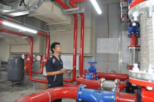 Bảo dưỡng hệ thống pccc Hà Nội tại căn phòng