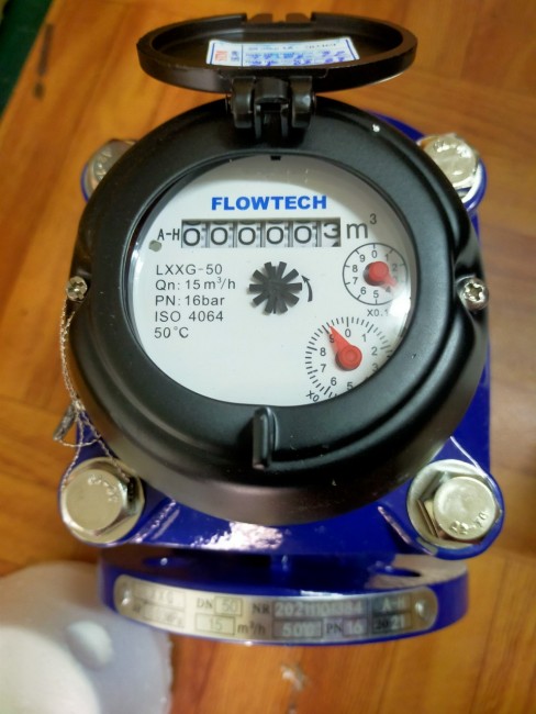 Báo giá đồng hồ nước thải Flowtech DN50 tại Bình Định 