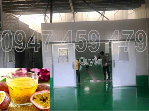 Báo giá kho lạnh bảo quản dịch chanh dây