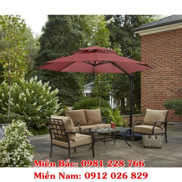 Báo giá ô dù sân vườn lệch tâm cao cấp Hành Tinh Xanh