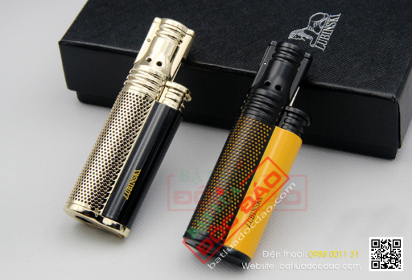 Bật lửa hút xì gà Lubinski 1 tia, kèm đục lỗ kb26