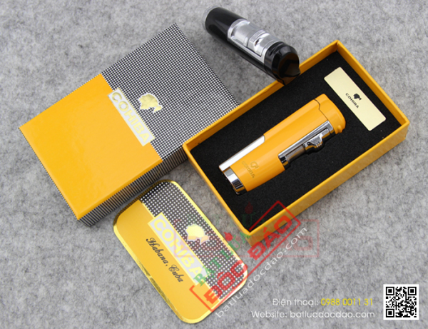 Bật lửa khò hút cigar Cohiba H051 chính hãng, cao cấp