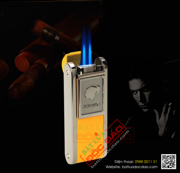 Bật lửa khò hút xì gà Cohiba 2 tia (free ship)