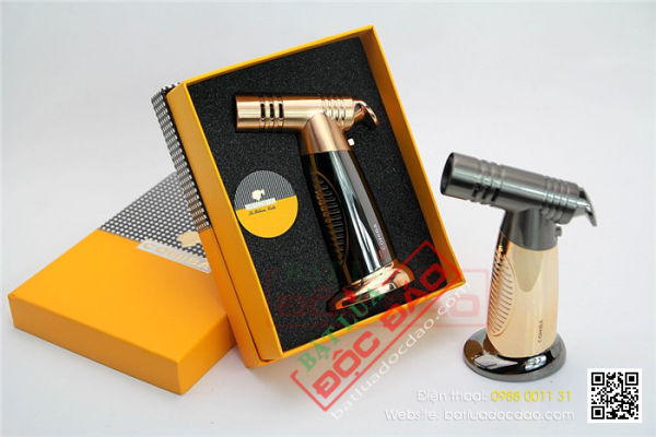 Bật lửa xì gà, bật lửa Cohiba để bàn chính hãng (free ship)