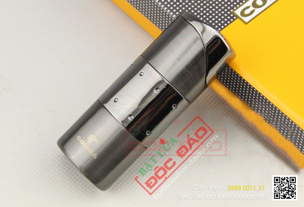 Bật lửa xì gà, bật lửa khò, bật lửa Cohiba 3 tia H086