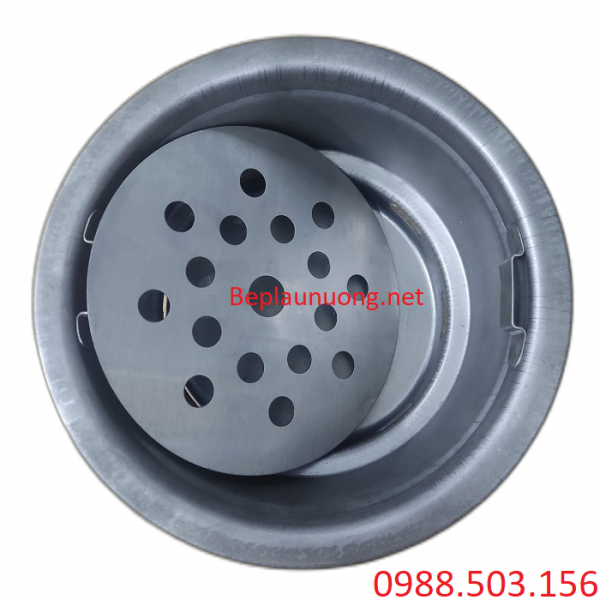 Bầu đựng than inox, chậu đựng than cho nhà hàng giá rẻ