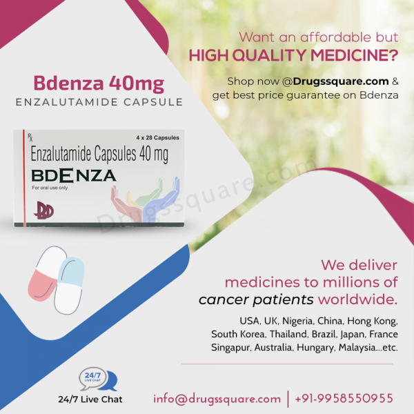 Bdenza 40 mg Capsule | Buy Enzalutamide Online at Lowest Price in Vietnam