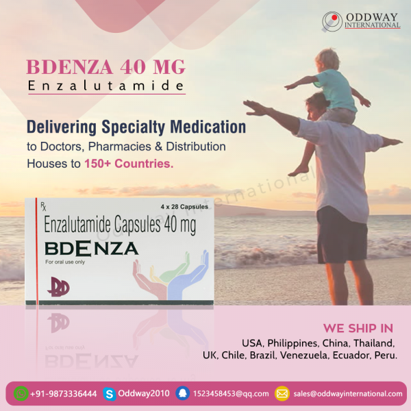 Bdenza 40mg Enzalutamide Capsules trực tuyến từ nhà cung cấp thuốc - Oddway International
