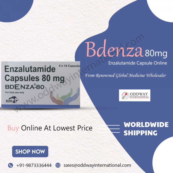 Bdenza 80mg Enzalutamide Capsule với chi phí thấp nhất