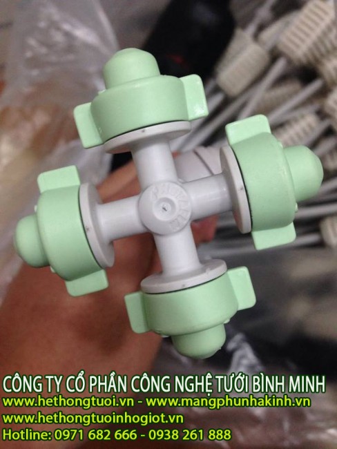 Béc tưới phun sương, bộ tưới phun sương tự động chọn gói, các lắp đặt hệ thống tưới phun sương