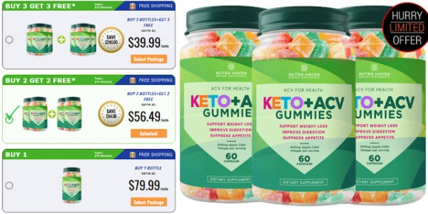Best diet if you want to lose weight? Nutra Haven Keto Plus ACV Gummies! Shop Now!!