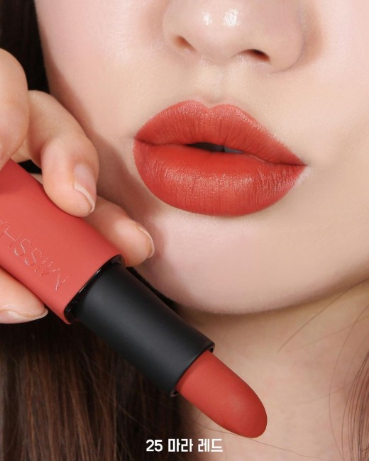 Bí quyết dùng Son lì Missha Dare Rouge version 2 - ăn mãi chẳng sợ trôi