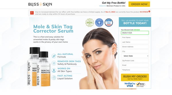 Bliss Skin Tag Remover - Look Years Younger with Our Anti-Aging Cream