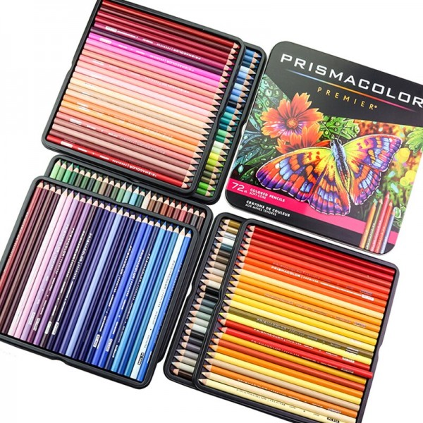 Bộ bút chì màu Prismacolor Premier Soft Core 72 Màu – Hộp thiếc