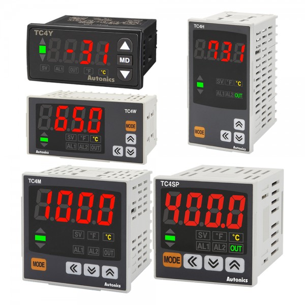 bộ điều khiển nhiệt độ loại pid, hiển thị đơn, tiết kiệm chi phí autonics tc4s-24r