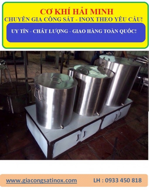 Bộ nồi nấu phở inox bằng điện cao cấp cho nhà hàng