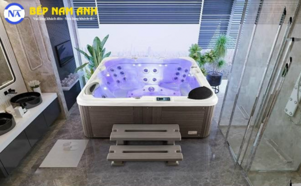 BỒN JACUZZI SPA 002 - ĐẲNG CẤP VƯỢT THỜI GIAN 