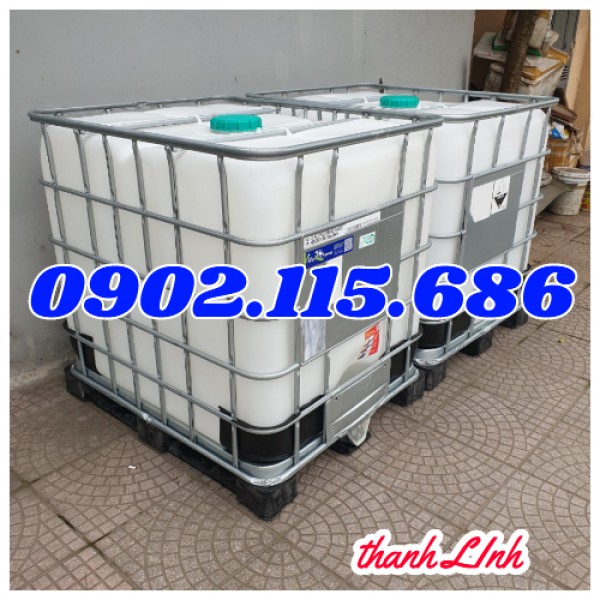 Bồn nhựa 1000 lít, tank nhựa 1000 lít cũ, tank đã qua sử dụng, bồn nhựa công nghiệp,
