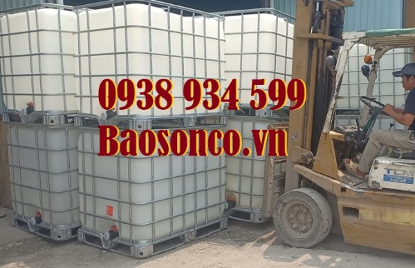 Bồn nhựa vuông 1000L, tank nhựa ibc 1000 lít