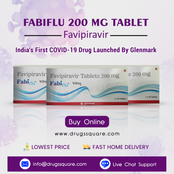 Buy Fabiflu 200mg COVID 19 Medicine at Lowest Price