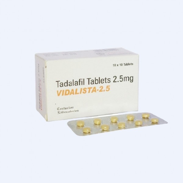 Buy Vidalista 2.5 Mg (Tadalafil) Tablets | Reviews| Best Viagra					