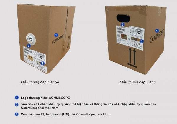 Cách kiểm tra nhanh cáp mạng commscope chính hãng