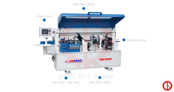 Cách sử dụng máy dán cạnh tự động hiệu quả