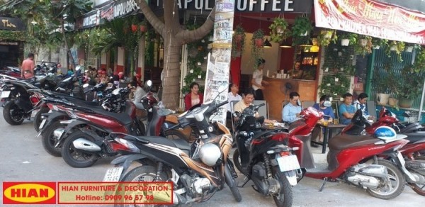 Cải tạo quán cafe đẹp Napoli coffee – Gò Vấp