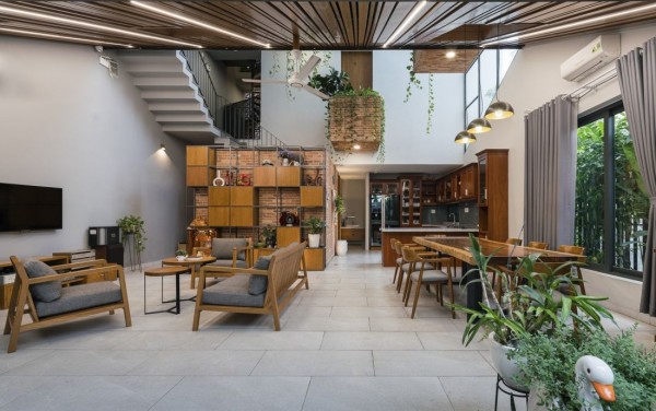 Cải thiện tình trạng thiếu sáng, chật chội của căn nhà đông thành viên