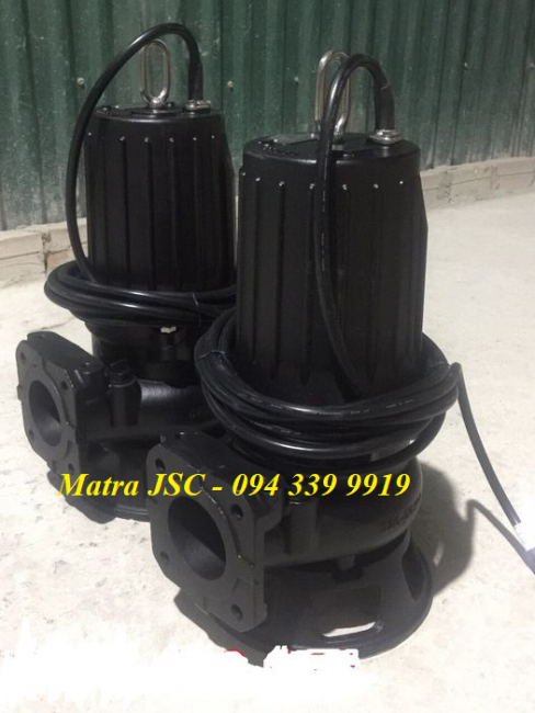 Call 094 339 9919, Bán máy bơm nước thải TSURUMI 50U2.4 thân gang nhập khẩu 