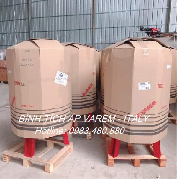 Call/Zalo: 0983.480.880 *Bán bình tích áp Varem S5 100361 CS000000; 100lit, áp lực 16bar*