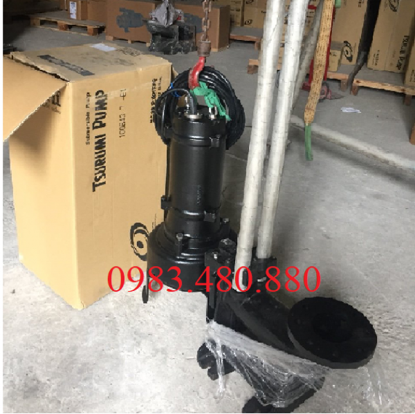 Call/Zalo: 0983.480.880 *Bán bơm chìm nước thải Tsurumi 100B42.2; công suất 2,2kw *