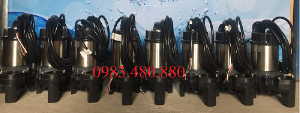 Call/Zalo: 0983.480.880- Cung cấp bơm chìm nước thải có rọ chắn rác 80PN23.7