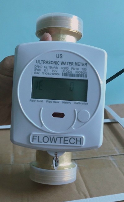 Cần bán đồng hồ nước điện tử Flowtech chính hãng tại Bắc Giang 