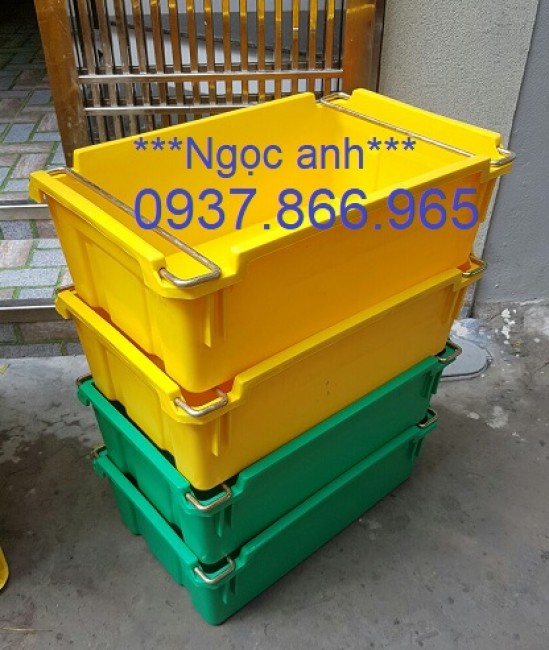 Cần bán thùng nhựa có quai sắt,Ứng dụng thùng nhựa A2 trong công nghiệp