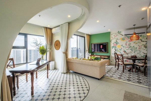 Căn hộ cuốn hút bởi vẻ đẹp độc đáo, nét cá tính rất riêng