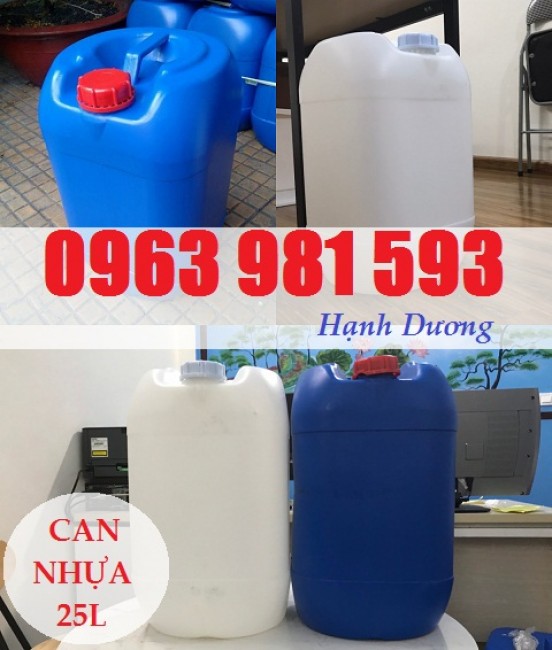 Can nhựa HDPE 25L