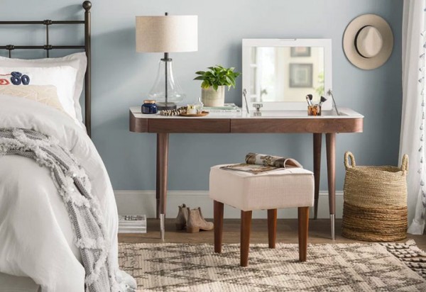 Căn phòng đẹp mắt với cách bố trí gương phù hợp