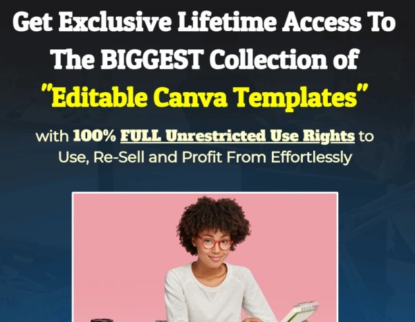 Canva Templates Pack OTO – 88New 2023 OTO Full Links + Mega 2,000 Bonuses Value $1,153,856