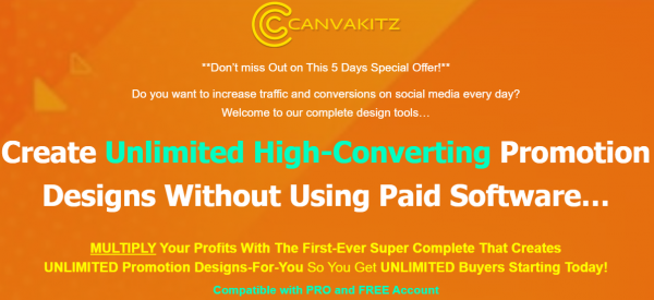 CanvaKitz Review - VIP 3,000 Bonuses $1,732,034 + OTOs 1,2,3,4,5,6,7,8,9 Link Here