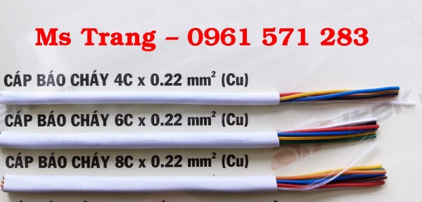 Cáp báo cháy 0.22 mm2 - Cáp tín hiệu 0.22 mm2