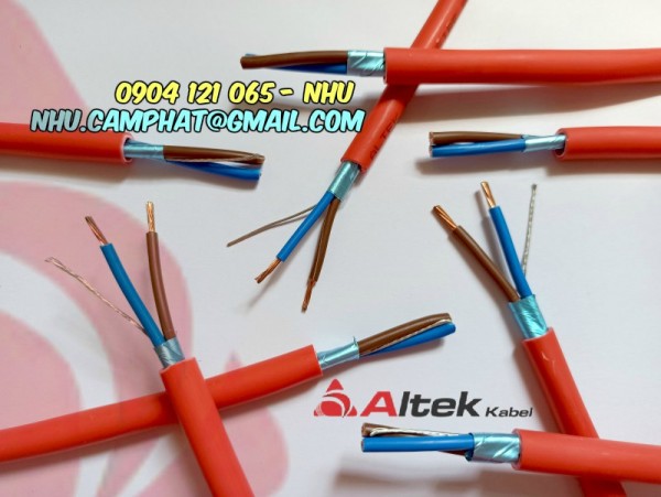 Cáp chống cháy Altek Kabel. CHLB Đức. Tiêu chuẩn Châu Âu