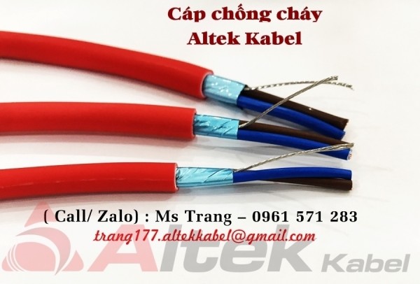 Cáp chống cháy, chống nhiễu 2C- tiêu chuẩn 60331